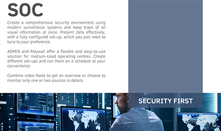 Visiology, Polywall, Control Room, Software, Videowall, SOC, Security Operation Centre